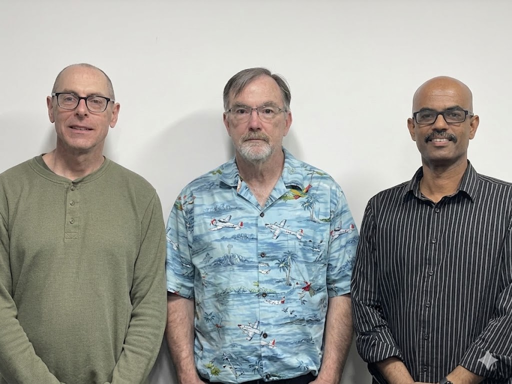 Jason Haley, Bill Wilder, and Udai Ramachandran together at Agent Framework Dev Day