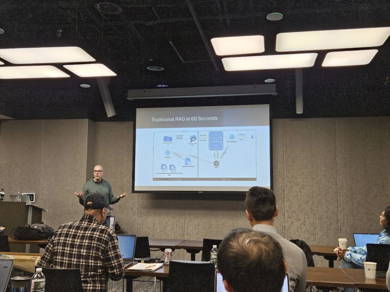 Jason Haley presenting at Agent Framework Dev Day